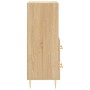 Aparador madera contrachapada color roble Sonoma 34,5x34x90 cm de vidaXL, Aparadores - Ref: Foro24-828655, Precio: 60,71 €, D...