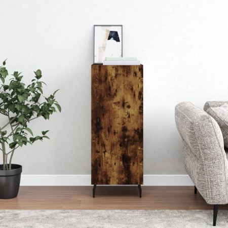 Smoked oak engineered wood sideboard 34.5x34x90 cm by vidaXL, Sideboards - Ref: Foro24-828561, Price: 73,99 €, Discount: %