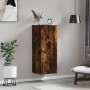 Smoked oak wall cabinet 34.5x34x90 cm by vidaXL, Sideboards - Ref: Foro24-828833, Price: 45,64 €, Discount: %