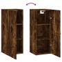 Smoked oak wall cabinet 34.5x34x90 cm by vidaXL, Sideboards - Ref: Foro24-828833, Price: 45,64 €, Discount: %