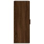 Armario de pared marrón roble 34,5x34x90 cm de vidaXL, Aparadores - Ref: Foro24-828931, Precio: 51,73 €, Descuento: %