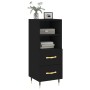 Black plywood sideboard 34.5x34x90 cm by vidaXL, Sideboards - Ref: Foro24-828645, Price: 61,83 €, Discount: %