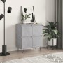 Concrete gray plywood sideboard 60x35x70 cm by vidaXL, Sideboards - Ref: Foro24-831216, Price: 65,97 €, Discount: %