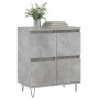 Aparador de madera contrachapada gris hormigón 60x35x70 cm de vidaXL, Aparadores - Ref: Foro24-831216, Precio: 65,97 €, Descu...