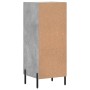 Aparador de madera contrachapada gris hormigón 34,5x34x90 cm de vidaXL, Aparadores - Ref: Foro24-828552, Precio: 61,15 €, Des...