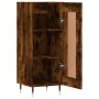 Aparador madera de ingeniería roble ahumado 34,5x34x90 cm de vidaXL, Aparadores - Ref: Foro24-830425, Precio: 58,36 €, Descue...