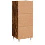 Aparador madera de ingeniería roble ahumado 34,5x34x90 cm de vidaXL, Aparadores - Ref: Foro24-830425, Precio: 58,36 €, Descue...