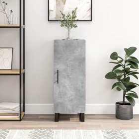 Concrete gray plywood sideboard 34.5x34x90 cm by vidaXL, Sideboards - Ref: Foro24-828568, Price: 75,31 €, Discount: %