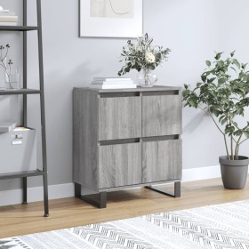 Sonoma gray plywood sideboard 60x35x70 cm by vidaXL, Sideboards - Ref: Foro24-831226, Price: 88,99 €, Discount: %