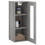 Sonoma gray wall cabinet 34.5x34x90 cm by vidaXL, Sideboards - Ref: Foro24-828930, Price: 37,09 €, Discount: %