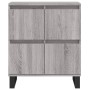 Sonoma graues Sperrholz-Sideboard 60x35x70 cm von vidaXL, Sideboards - Ref: Foro24-831226, Preis: 88,43 €, Rabatt: %