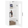 Glossy white wall cabinet 34.5x34x90 cm by vidaXL, Sideboards - Ref: Foro24-828918, Price: 44,78 €, Discount: %