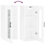 Glossy white wall cabinet 34.5x34x90 cm by vidaXL, Sideboards - Ref: Foro24-828918, Price: 44,78 €, Discount: %