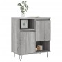 Aparador de madera contrachapada gris Sonoma 60x35x70 cm de vidaXL, Aparadores - Ref: Foro24-831194, Precio: 58,99 €, Descuen...