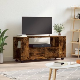 TV cabinet engineered wood smoked oak 102x34.5x43cm by vidaXL, TV Furniture - Ref: Foro24-833747, Price: 70,93 €, Discount: %