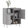 Aparador de madera contrachapada gris Sonoma 60x35x70 cm de vidaXL, Aparadores - Ref: Foro24-831194, Precio: 58,99 €, Descuen...