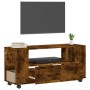 TV cabinet engineered wood smoked oak 102x34.5x43cm by vidaXL, TV Furniture - Ref: Foro24-833747, Price: 67,98 €, Discount: %