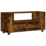 TV cabinet engineered wood smoked oak 102x34.5x43cm by vidaXL, TV Furniture - Ref: Foro24-833747, Price: 67,98 €, Discount: %