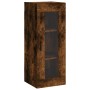 Armario de pared roble ahumado 34,5x34x90 cm de vidaXL, Aparadores - Ref: Foro24-828929, Precio: 40,99 €, Descuento: %