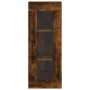 Armario de pared roble ahumado 34,5x34x90 cm de vidaXL, Aparadores - Ref: Foro24-828929, Precio: 40,99 €, Descuento: %