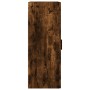 Armario de pared roble ahumado 34,5x34x90 cm de vidaXL, Aparadores - Ref: Foro24-828929, Precio: 40,99 €, Descuento: %