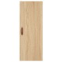 Armario de pared roble Sonoma 34,5x34x90 cm de vidaXL, Aparadores - Ref: Foro24-828831, Precio: 48,88 €, Descuento: %