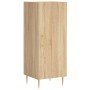 Aparador madera contrachapada color roble Sonoma 34,5x34x90 cm de vidaXL, Aparadores - Ref: Foro24-828527, Precio: 49,96 €, D...