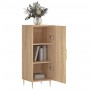 Aparador madera contrachapada color roble Sonoma 34,5x34x90 cm de vidaXL, Aparadores - Ref: Foro24-828527, Precio: 49,96 €, D...