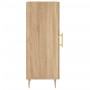 Aparador madera contrachapada color roble Sonoma 34,5x34x90 cm de vidaXL, Aparadores - Ref: Foro24-828527, Precio: 49,96 €, D...