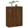 Brown oak engineered wood wall cabinet 69.5x34x90 cm by vidaXL, Sideboards - Ref: Foro24-830395, Price: 86,08 €, Discount: %