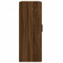 Brown oak engineered wood wall cabinet 69.5x34x90 cm by vidaXL, Sideboards - Ref: Foro24-830395, Price: 86,08 €, Discount: %