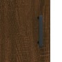 Brown oak engineered wood wall cabinet 69.5x34x90 cm by vidaXL, Sideboards - Ref: Foro24-830395, Price: 86,08 €, Discount: %