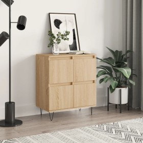 Sonoma oak plywood sideboard 60x35x70 cm by vidaXL, Sideboards - Ref: Foro24-831215, Price: 65,57 €, Discount: %