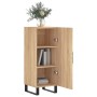 Aparador madera contrachapada color roble Sonoma 34,5x34x90 cm de vidaXL, Aparadores - Ref: Foro24-828567, Precio: 74,57 €, D...