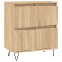 Aparador de madera contrachapada roble Sonoma 60x35x70 cm de vidaXL, Aparadores - Ref: Foro24-831215, Precio: 65,57 €, Descue...