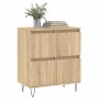 Aparador de madera contrachapada roble Sonoma 60x35x70 cm de vidaXL, Aparadores - Ref: Foro24-831215, Precio: 65,57 €, Descue...