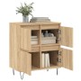 Aparador de madera contrachapada roble Sonoma 60x35x70 cm de vidaXL, Aparadores - Ref: Foro24-831215, Precio: 65,57 €, Descue...