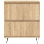 Aparador de madera contrachapada roble Sonoma 60x35x70 cm de vidaXL, Aparadores - Ref: Foro24-831215, Precio: 65,57 €, Descue...