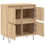 Aparador de madera contrachapada roble Sonoma 60x35x70 cm de vidaXL, Aparadores - Ref: Foro24-831215, Precio: 65,57 €, Descue...