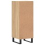 Aparador madera contrachapada color roble Sonoma 34,5x34x90 cm de vidaXL, Aparadores - Ref: Foro24-828567, Precio: 74,57 €, D...