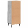 Aparador de madera contrachapada gris hormigón 34,5x34x90 cm de vidaXL, Aparadores - Ref: Foro24-828688, Precio: 64,54 €, Des...