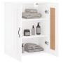 Engineered wood white wall cabinet 69.5x34x90 cm by vidaXL, Sideboards - Ref: Foro24-830372, Price: 91,04 €, Discount: %