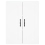 Engineered wood white wall cabinet 69.5x34x90 cm by vidaXL, Sideboards - Ref: Foro24-830372, Price: 91,04 €, Discount: %