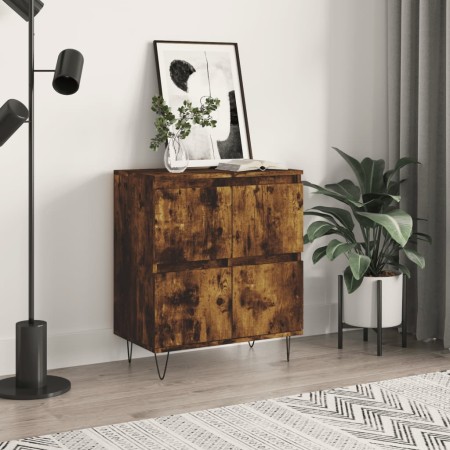 Sideboard aus geräuchertem Eichensperrholz, 60 x 35 x 70 cm von vidaXL, Sideboards - Ref: Foro24-831217, Preis: 65,49 €, Raba...