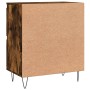 Aparador madera contrachapada color roble ahumado 60x35x70 cm de vidaXL, Aparadores - Ref: Foro24-831217, Precio: 65,49 €, De...