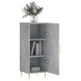 Aparador de madera contrachapada gris hormigón 34,5x34x90 cm de vidaXL, Aparadores - Ref: Foro24-828528, Precio: 48,46 €, Des...