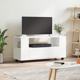 White engineered wood TV cabinet 102x34.5x43 cm by vidaXL, TV Furniture - Ref: Foro24-833742, Price: 64,81 €, Discount: %