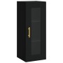 Black wall cabinet 34.5x34x90 cm by vidaXL, Sideboards - Ref: Foro24-828901, Price: 49,99 €, Discount: %