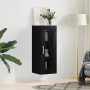 Black wall cabinet 34.5x34x90 cm by vidaXL, Sideboards - Ref: Foro24-828901, Price: 49,99 €, Discount: %