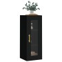 Black wall cabinet 34.5x34x90 cm by vidaXL, Sideboards - Ref: Foro24-828901, Price: 49,99 €, Discount: %